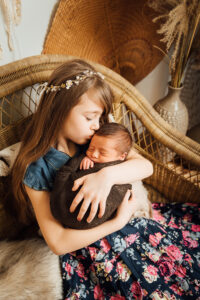 baby fotoshooting mit geschwister