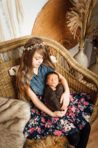 baby fotoshooting mit geschwistern