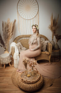 babybauch boho fotoshooting