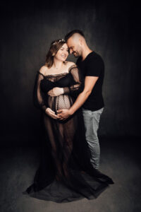 babybauch shooting mit Partner